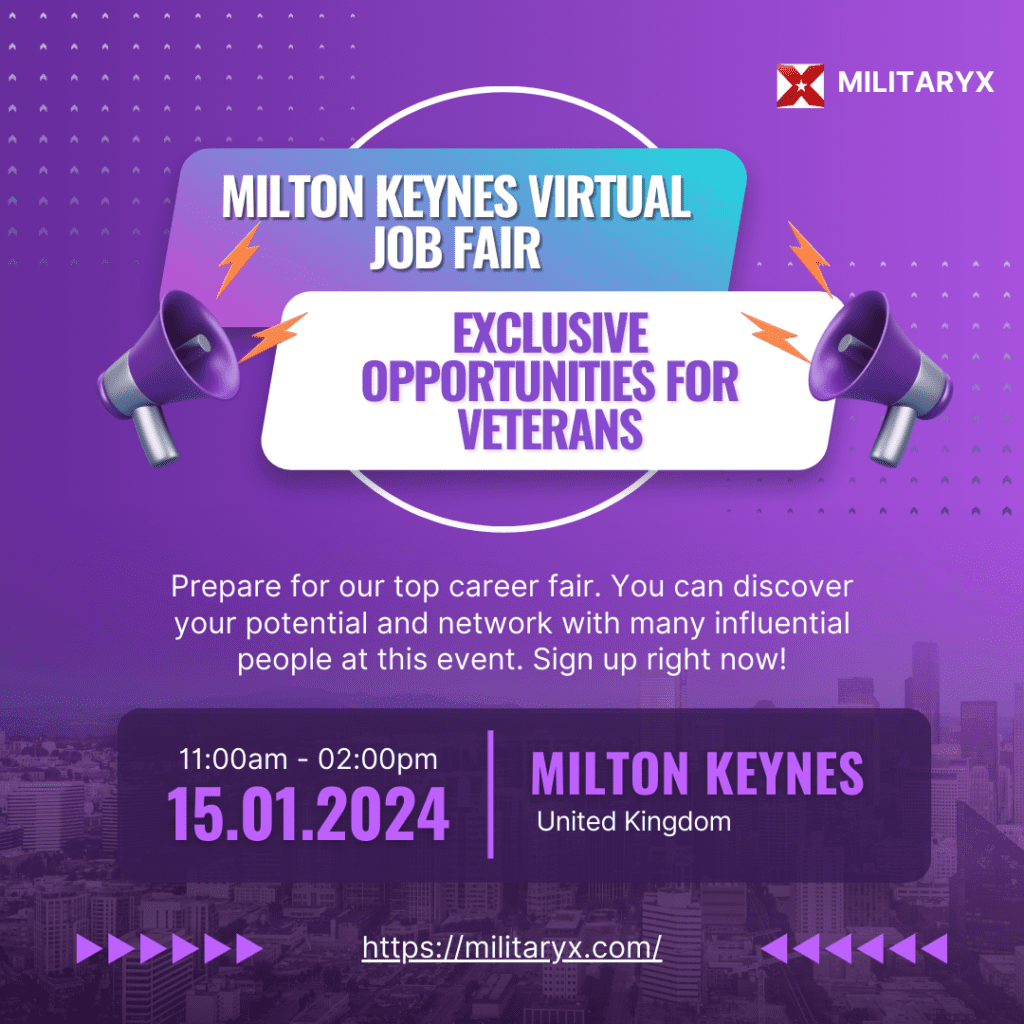 Milton Keynes Virtual Job Fair - Exclusive Opportunities for Veterans - Stunited.org