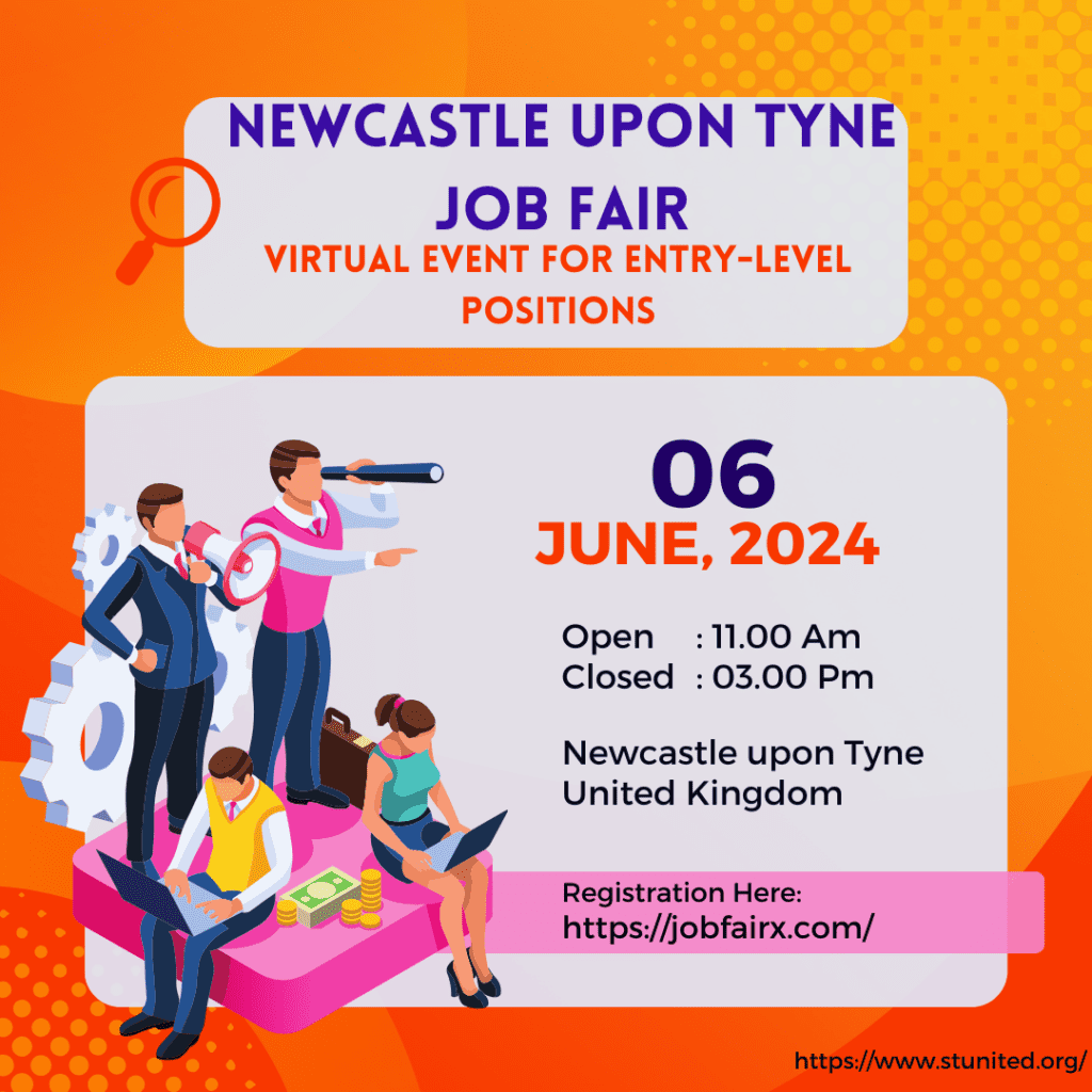 Newcastle upon Tyne Job Fair: Virtual Event for Entry-Level Positions - stunited.org