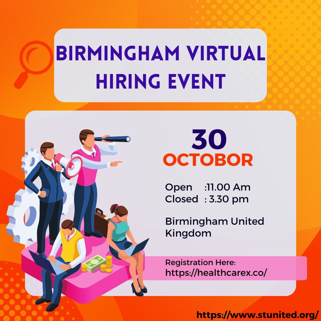 Birmingham Virtual career event - stunited.org - UK