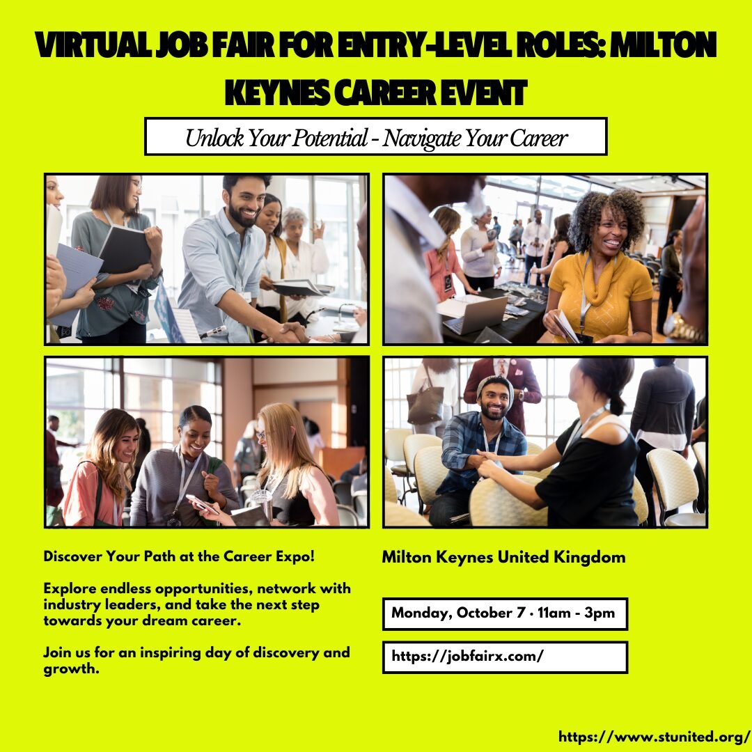 Virtual Job Fair for Entry-Level Roles: Milton Keynes Career Event - stunited.org