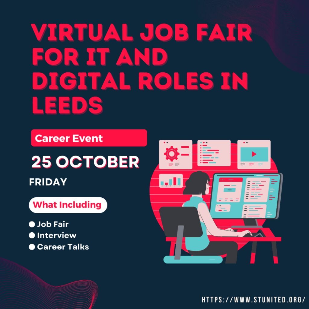 Virtual Job Fair for IT and Digital Roles in Leeds - stunited.org - UK