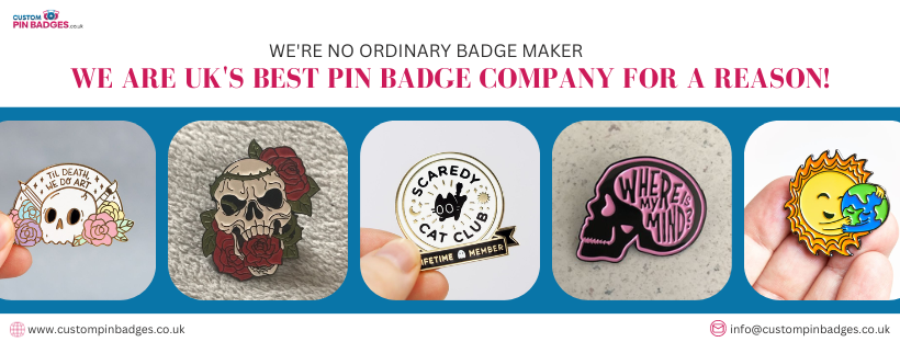 Top Quality Customised Soft Enamel Pin Badges in UK